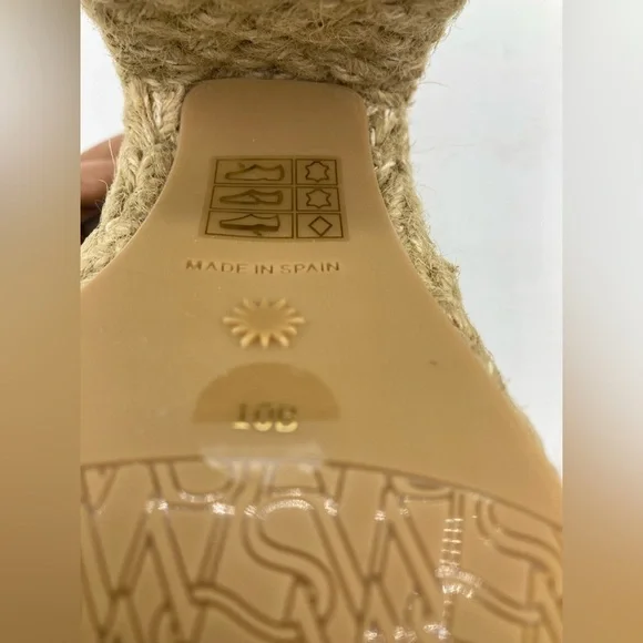 NWOB Stuart Weitzman Playa Sohigh Leather Knot Espadrille Platform Sandals - Picture 12 of 14